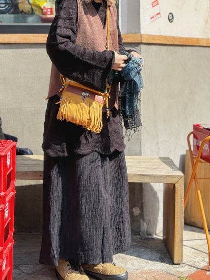 MZ-270 Boho Mini Fringe Bag