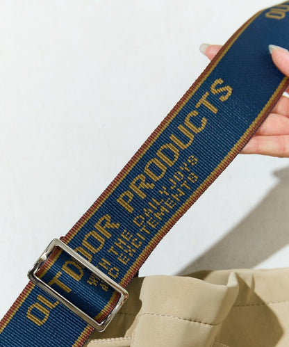 NA467 OUTDOOR PRODUCTS - SUEDE LOGO TAPE BAG
