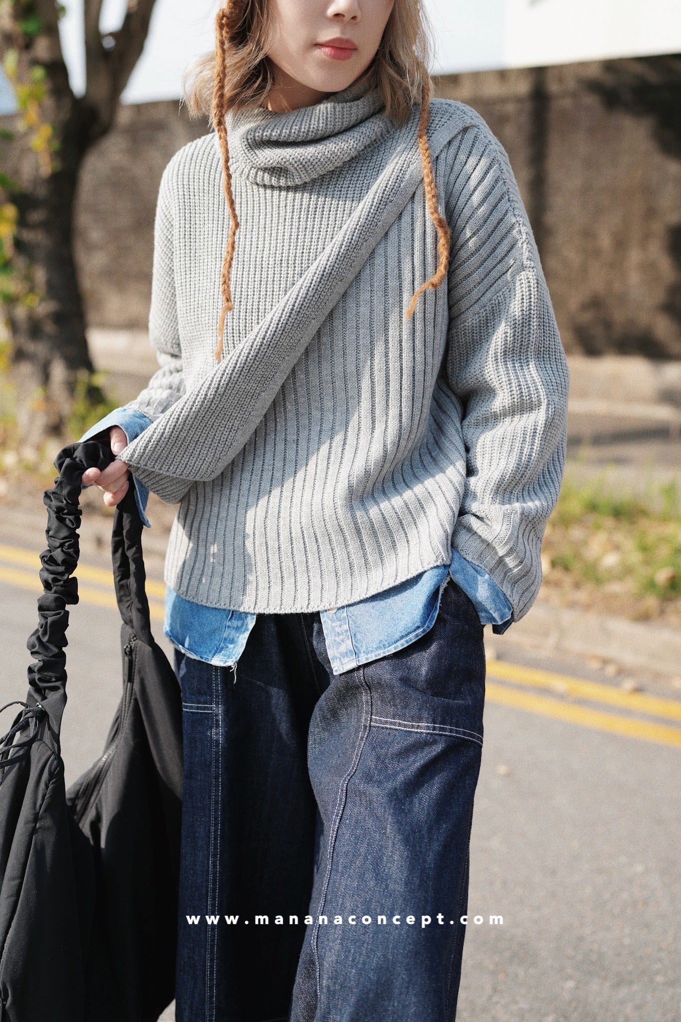 MZ589 DENIM POCKET SHIRT