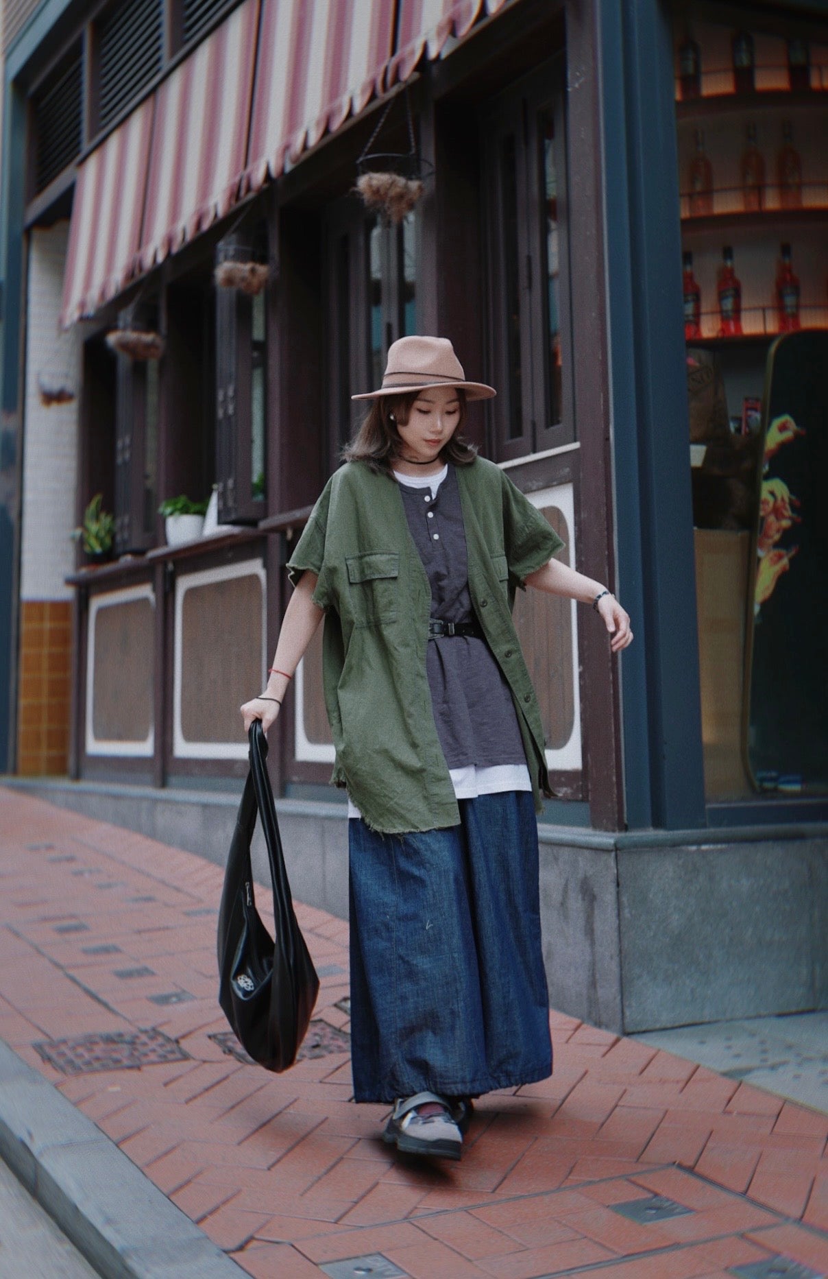 MZ710 DENIM CULOTTES