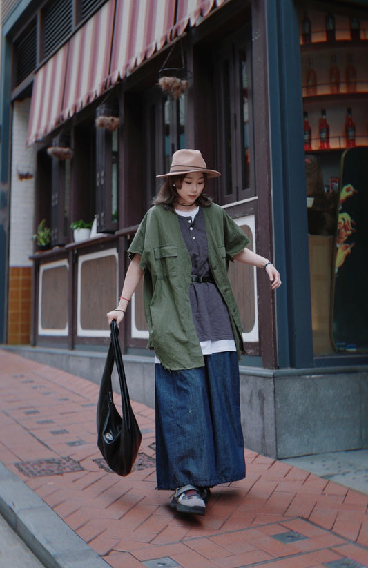 MZ735 UTILITY POCKET SHIRT