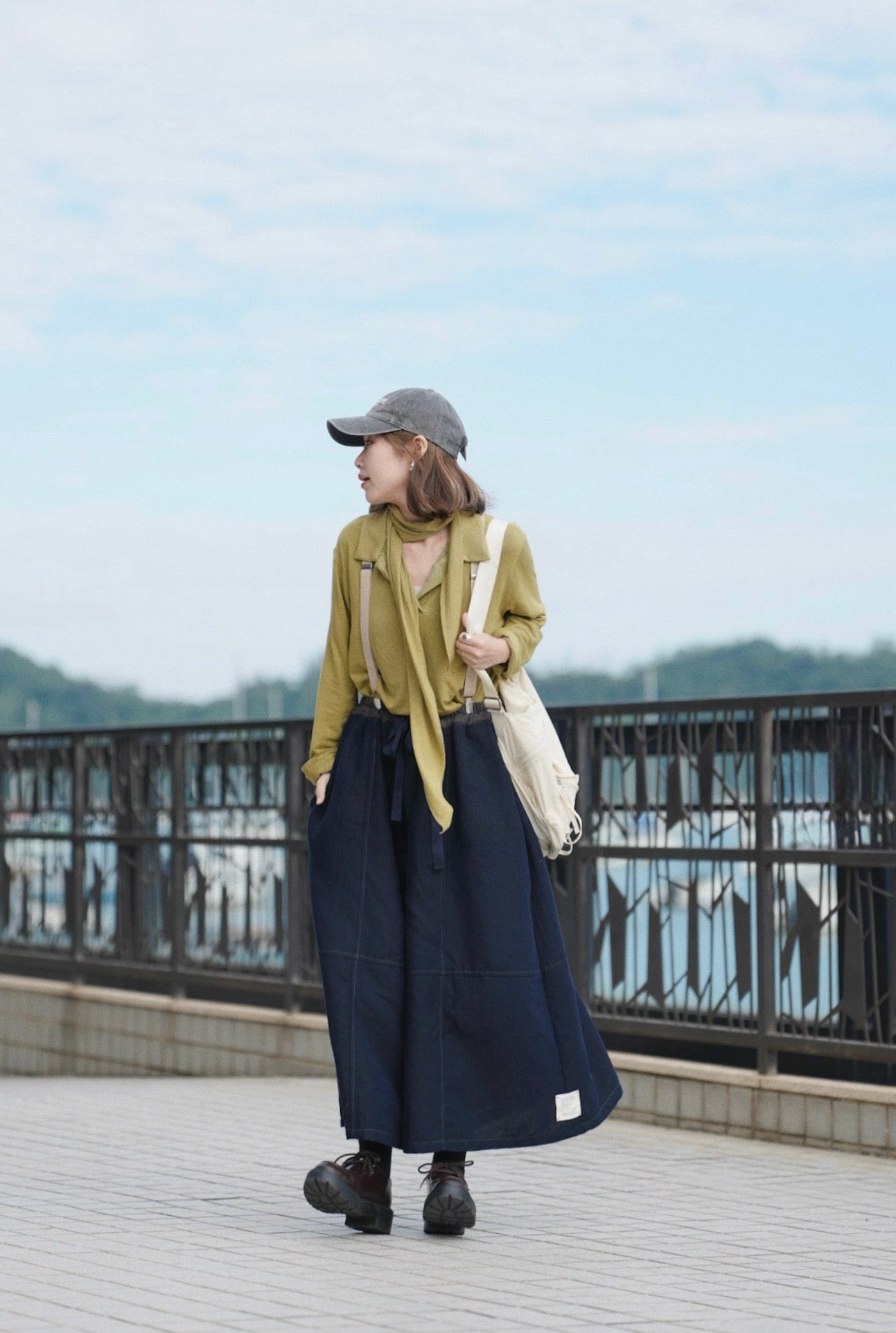 MZ874 RAYON TOP WITH SCARF SET