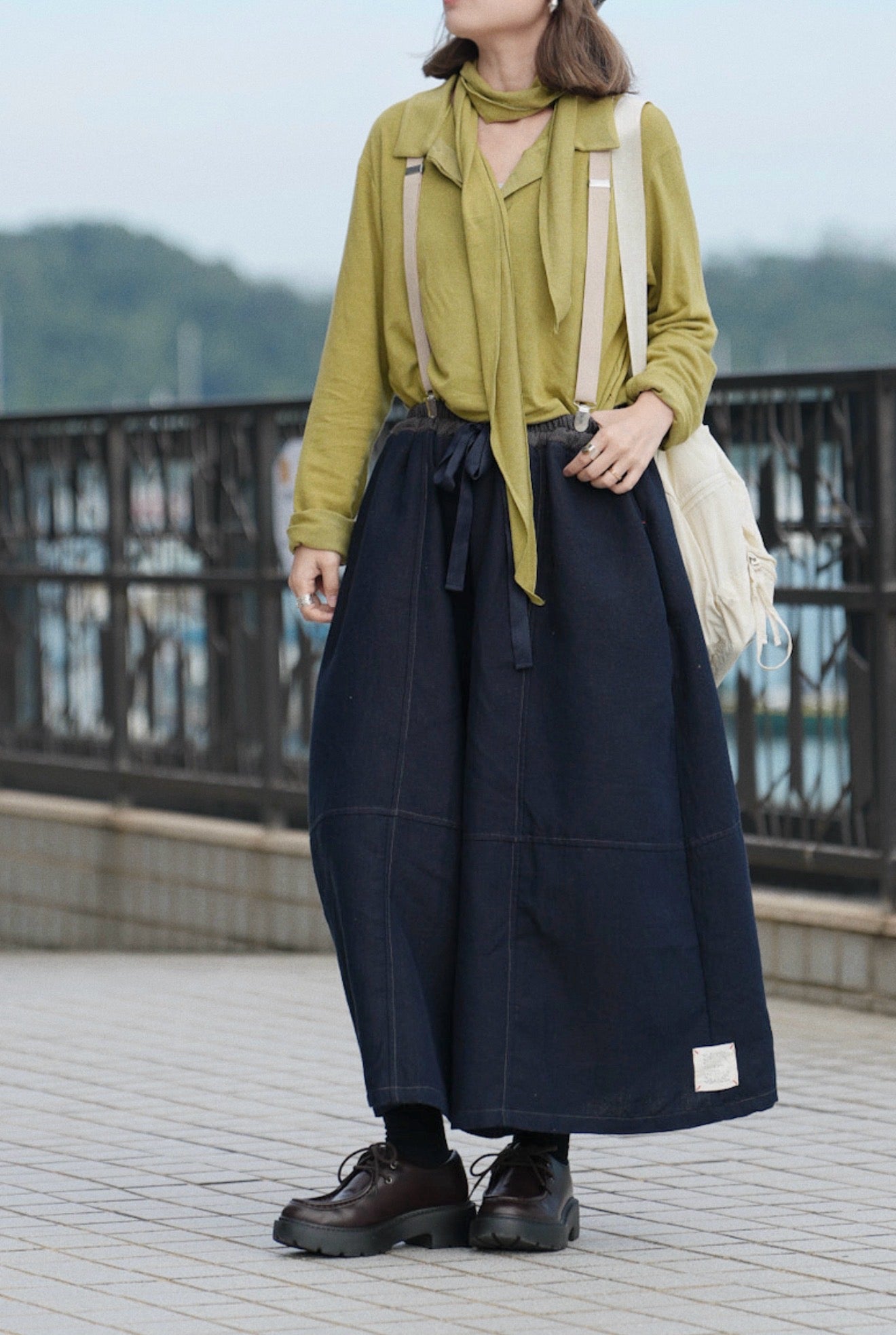 MZ874 RAYON TOP WITH SCARF SET