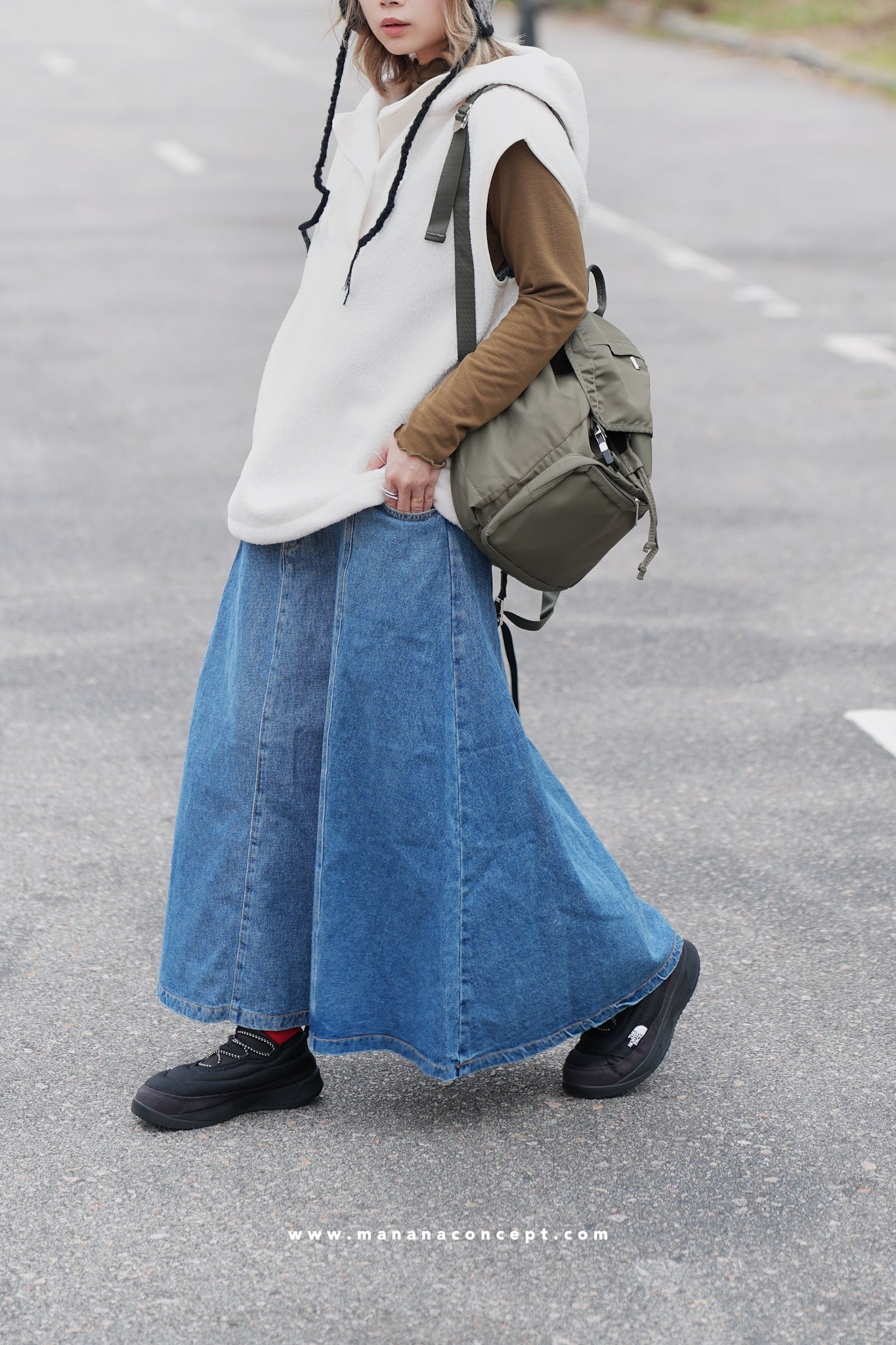 MZ590 OVERSIZED FLEECE VEST