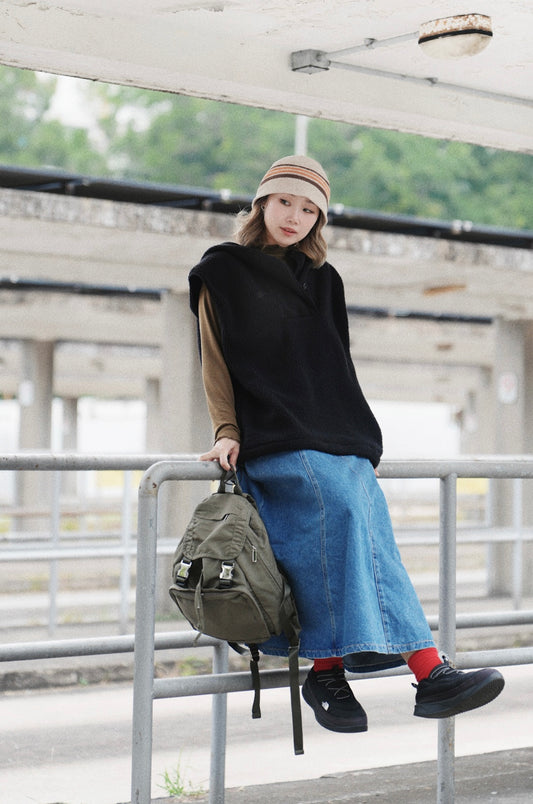 MZ590 OVERSIZED FLEECE VEST