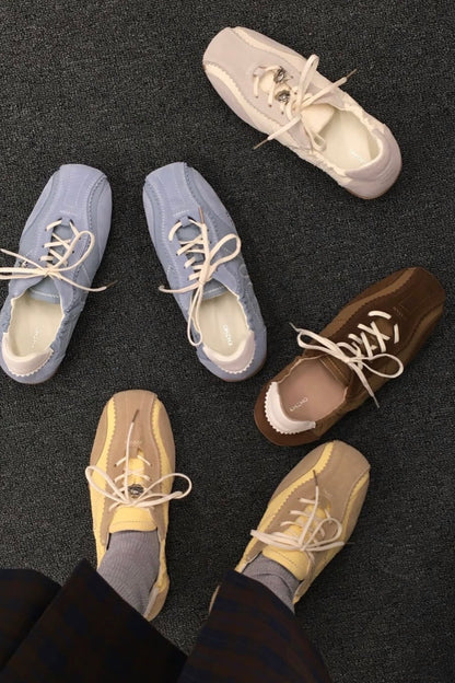 KHIHO SKIA PINKING SHIRRING SNEAKERS