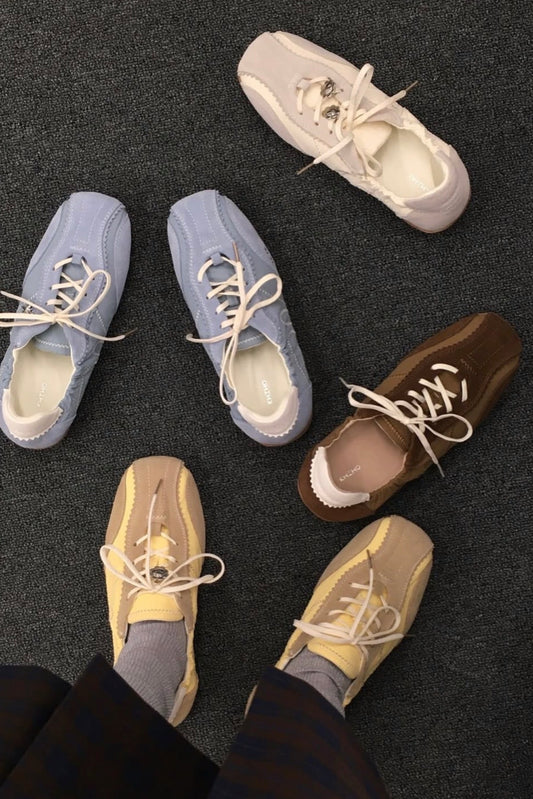 KHIHO SKIA PINKING SHIRRING SNEAKERS