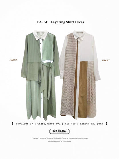 CA-541 Layering Shirt Dress