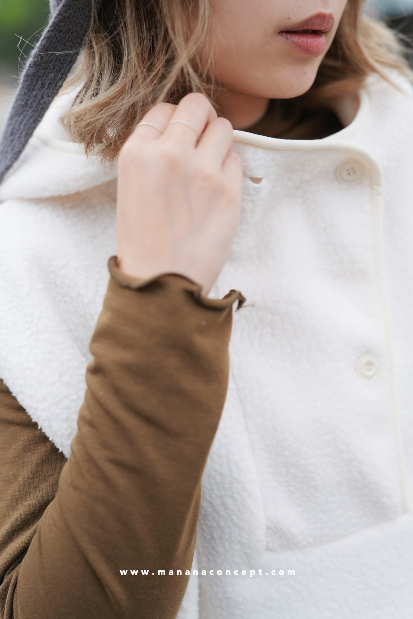 MZ590 OVERSIZED FLEECE VEST