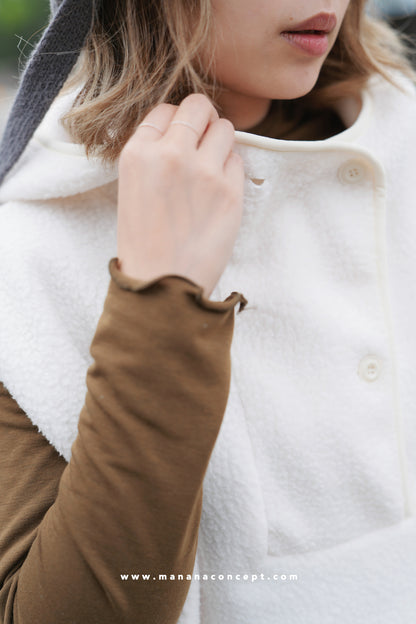 MZ590 OVERSIZED FLEECE VEST
