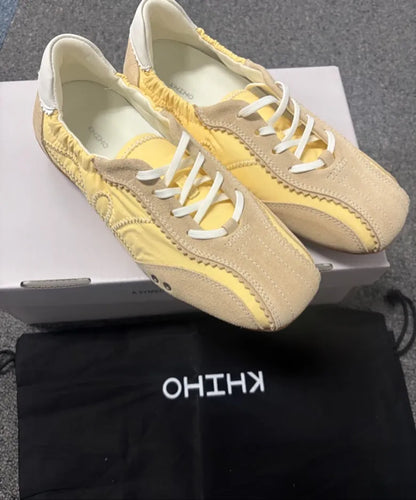 KHIHO SKIA PINKING SHIRRING SNEAKERS