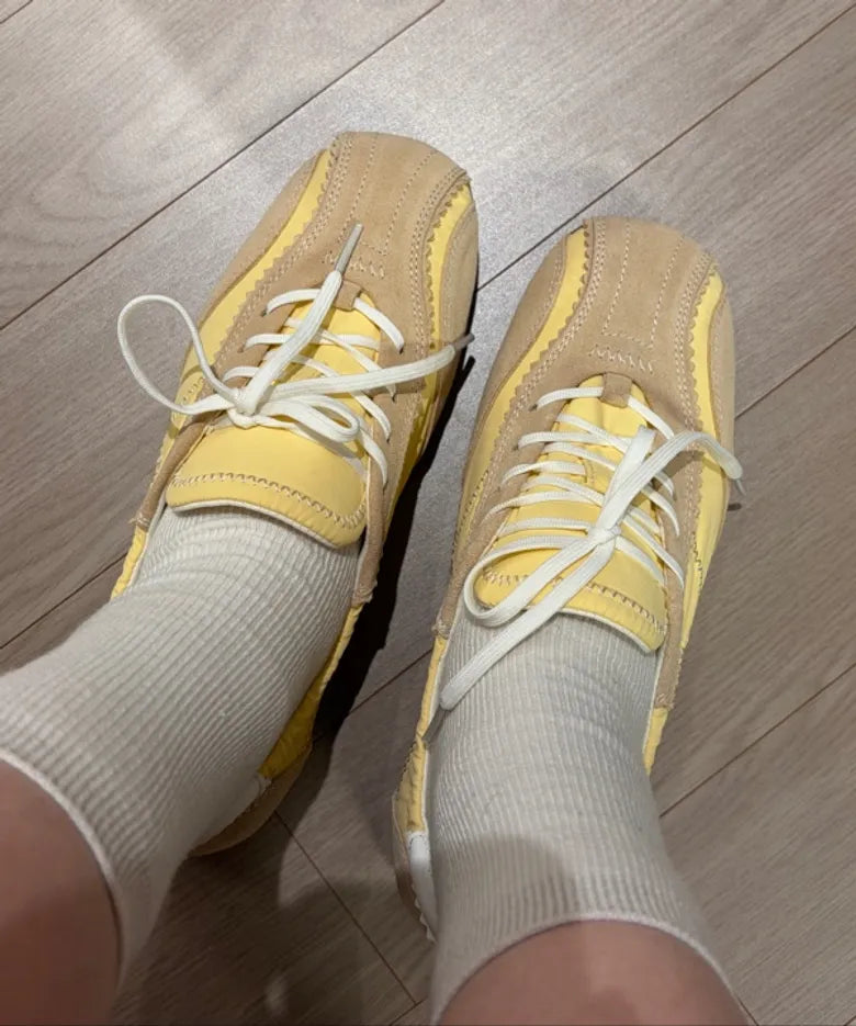 KHIHO SKIA PINKING SHIRRING SNEAKERS