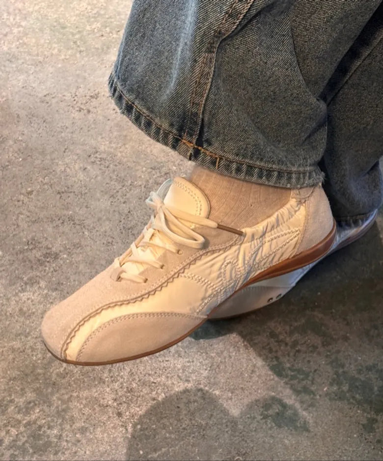 KHIHO SKIA PINKING SHIRRING SNEAKERS