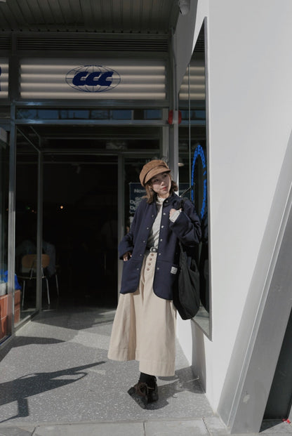 MZ886 CORDUROY WIDE LEG PANTS