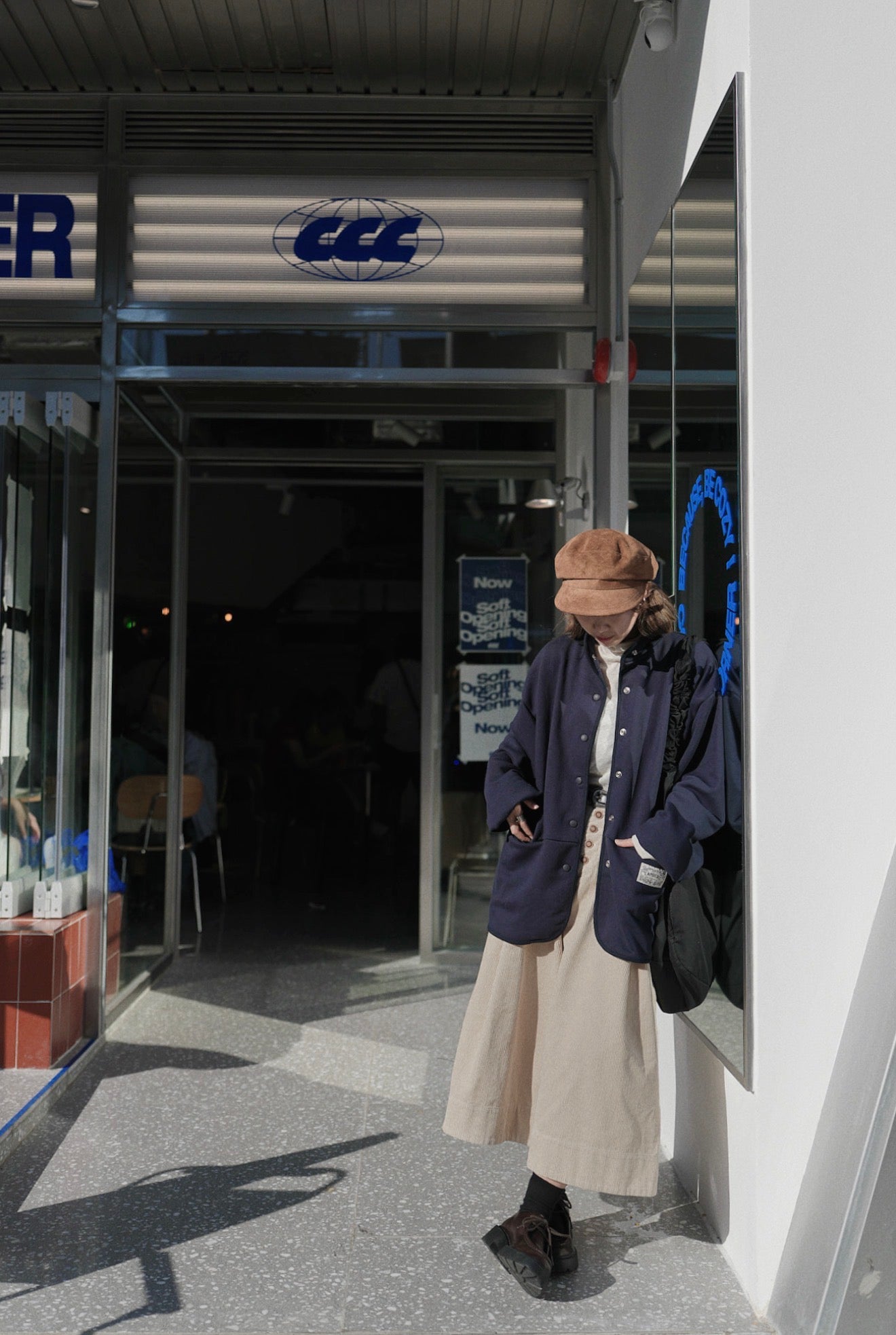 MZ844 STAND COLLAR SWEAT JACKET