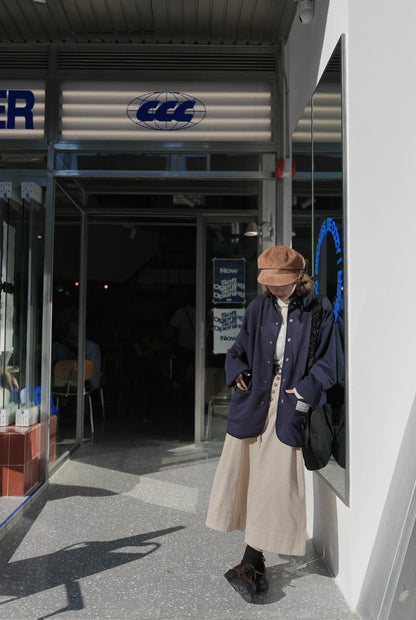 MZ844 STAND COLLAR SWEAT JACKET