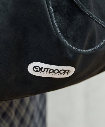 NA467 OUTDOOR PRODUCTS - SUEDE LOGO TAPE BAG