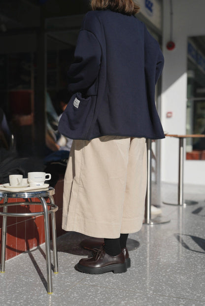 MZ886 CORDUROY WIDE LEG PANTS