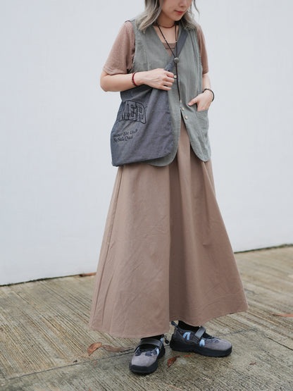 NA387 Jaén Linen One-Piece Dress