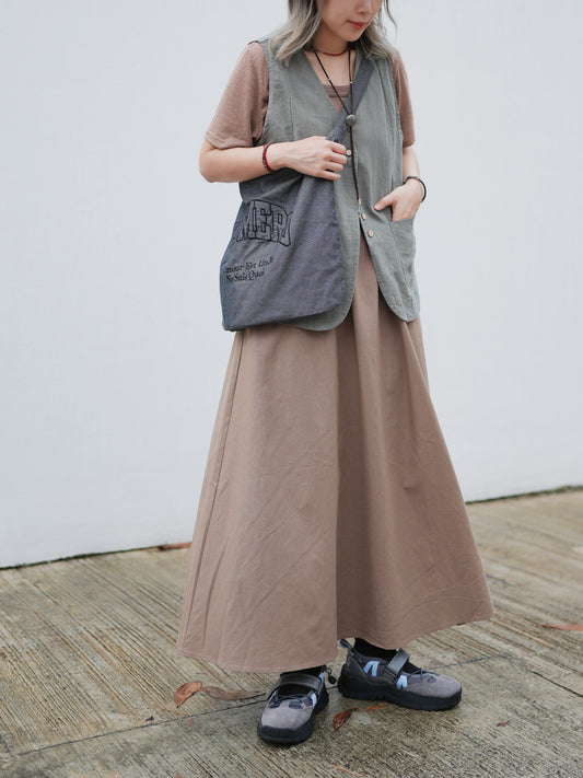NA387 Jaén Linen One-Piece Dress