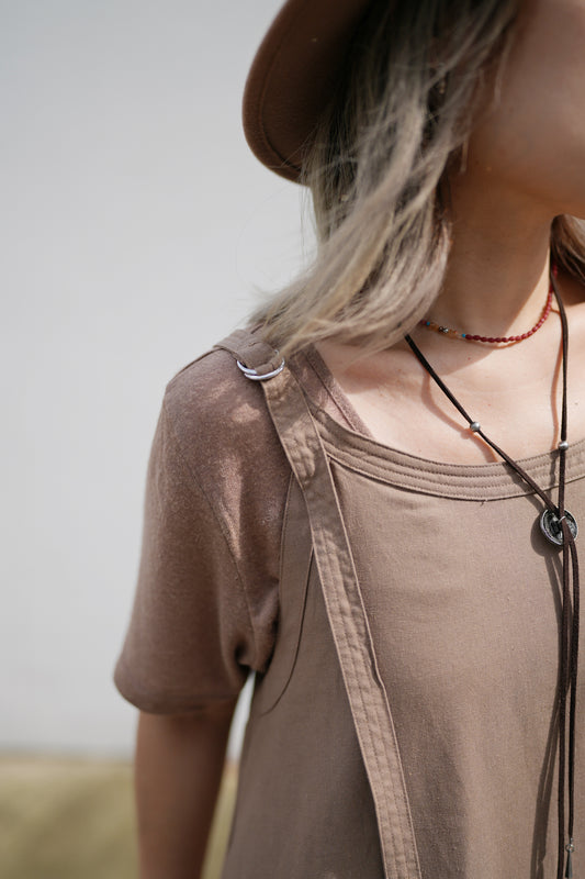 NA387 Jaén Linen One-Piece Dress