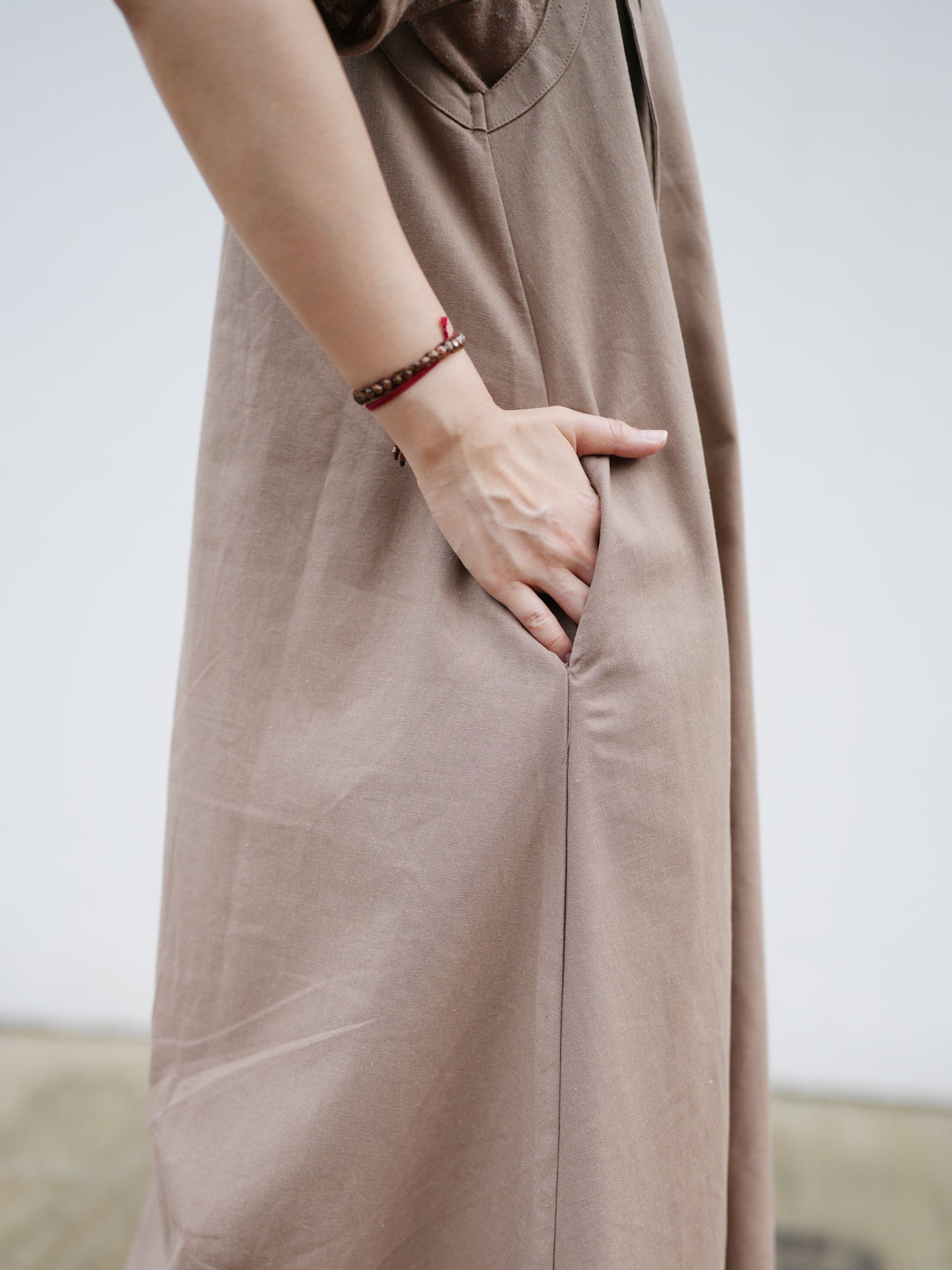 NA387 Jaén Linen One-Piece Dress