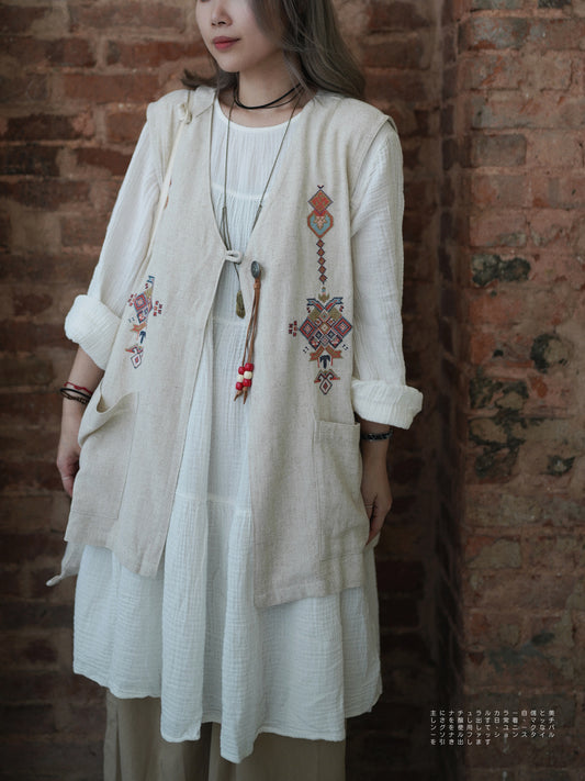 CA609 2WAY Gauze Dress