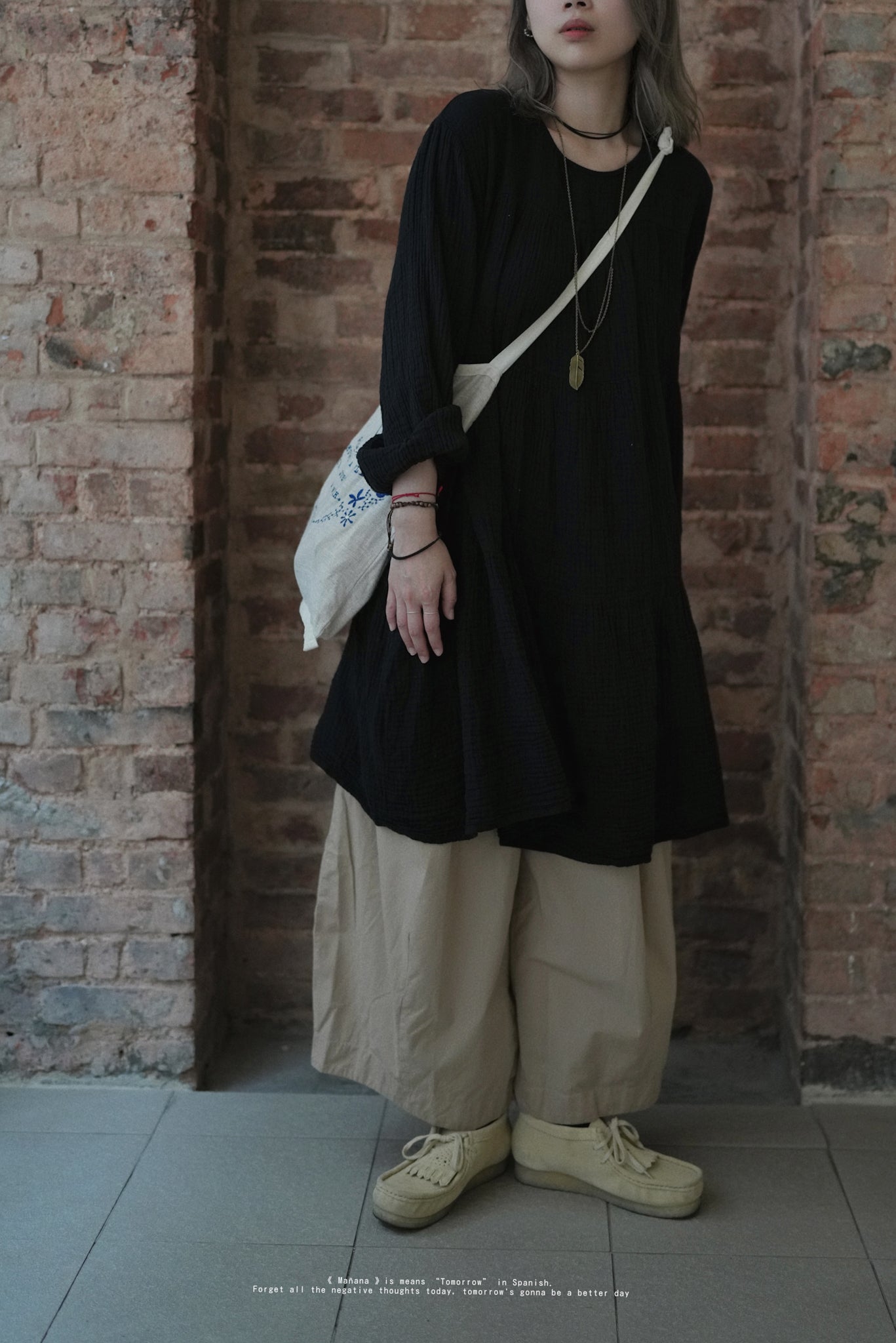 CA609 2WAY Gauze Dress
