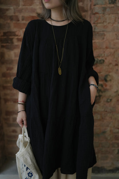 CA609 2WAY Gauze Dress