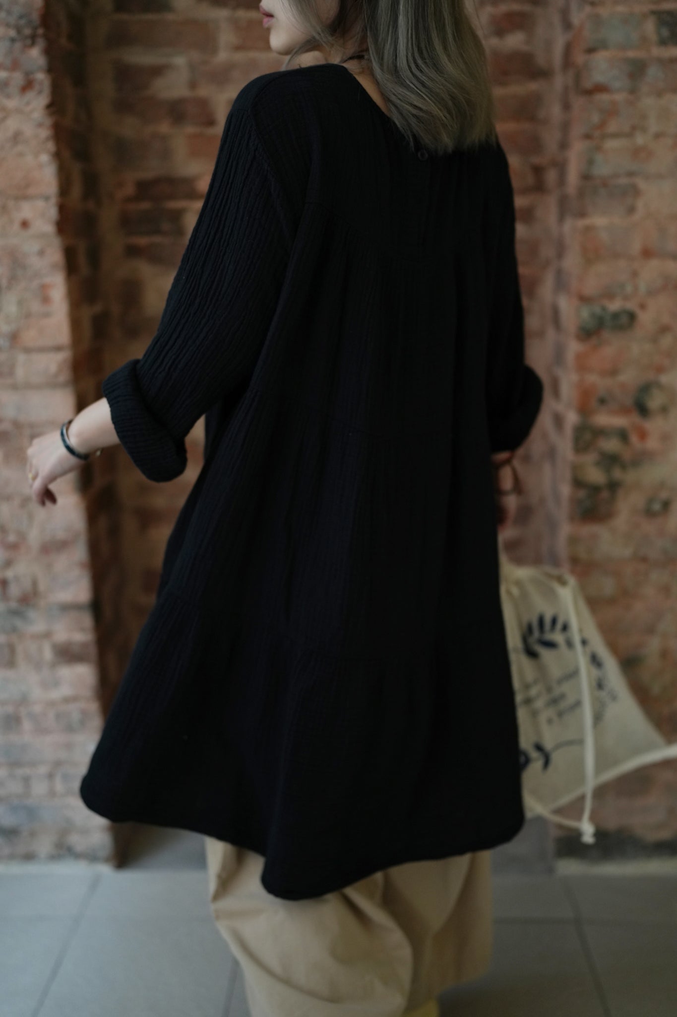 CA609 2WAY Gauze Dress