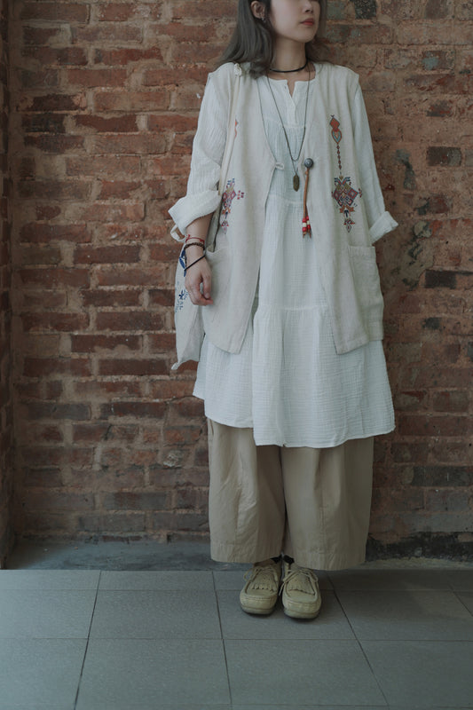 CA607 Light Weight Wide Pants