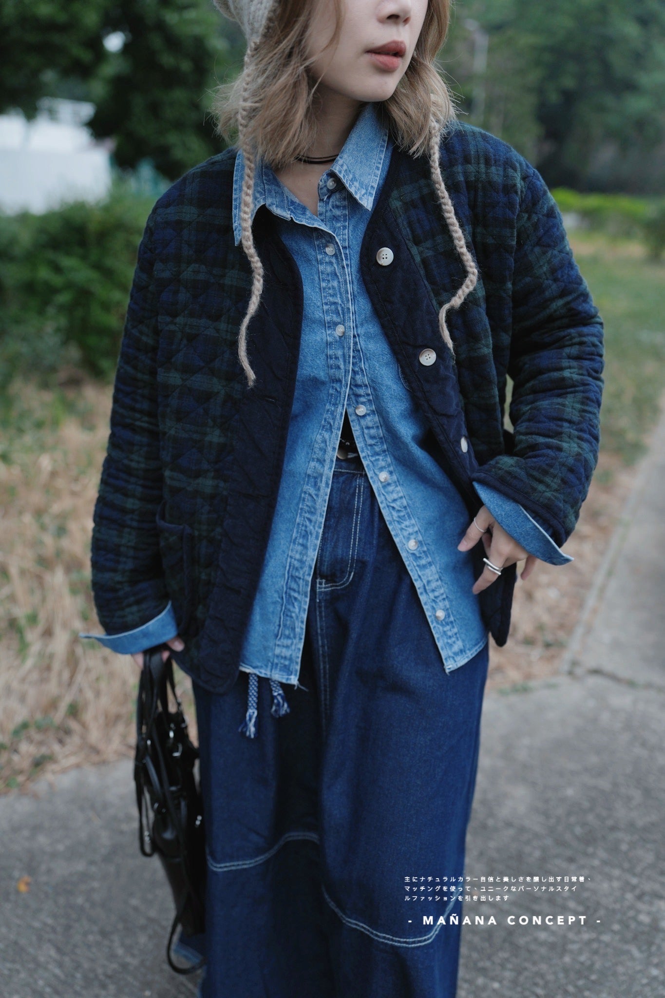 MZ589 DENIM POCKET SHIRT