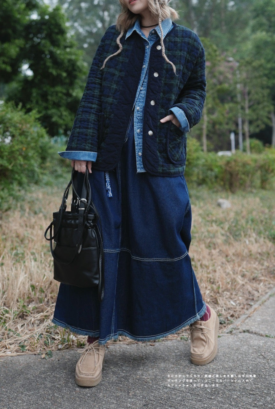MZ589 DENIM POCKET SHIRT