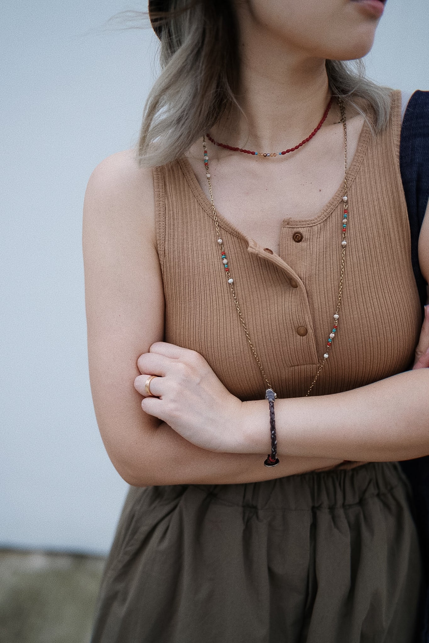 Ethnic Bead Necklace