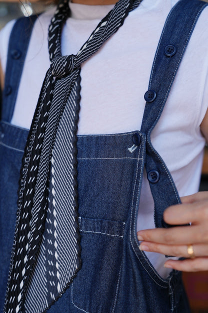 CA907 DENIM POCKET JUMPER PANTS