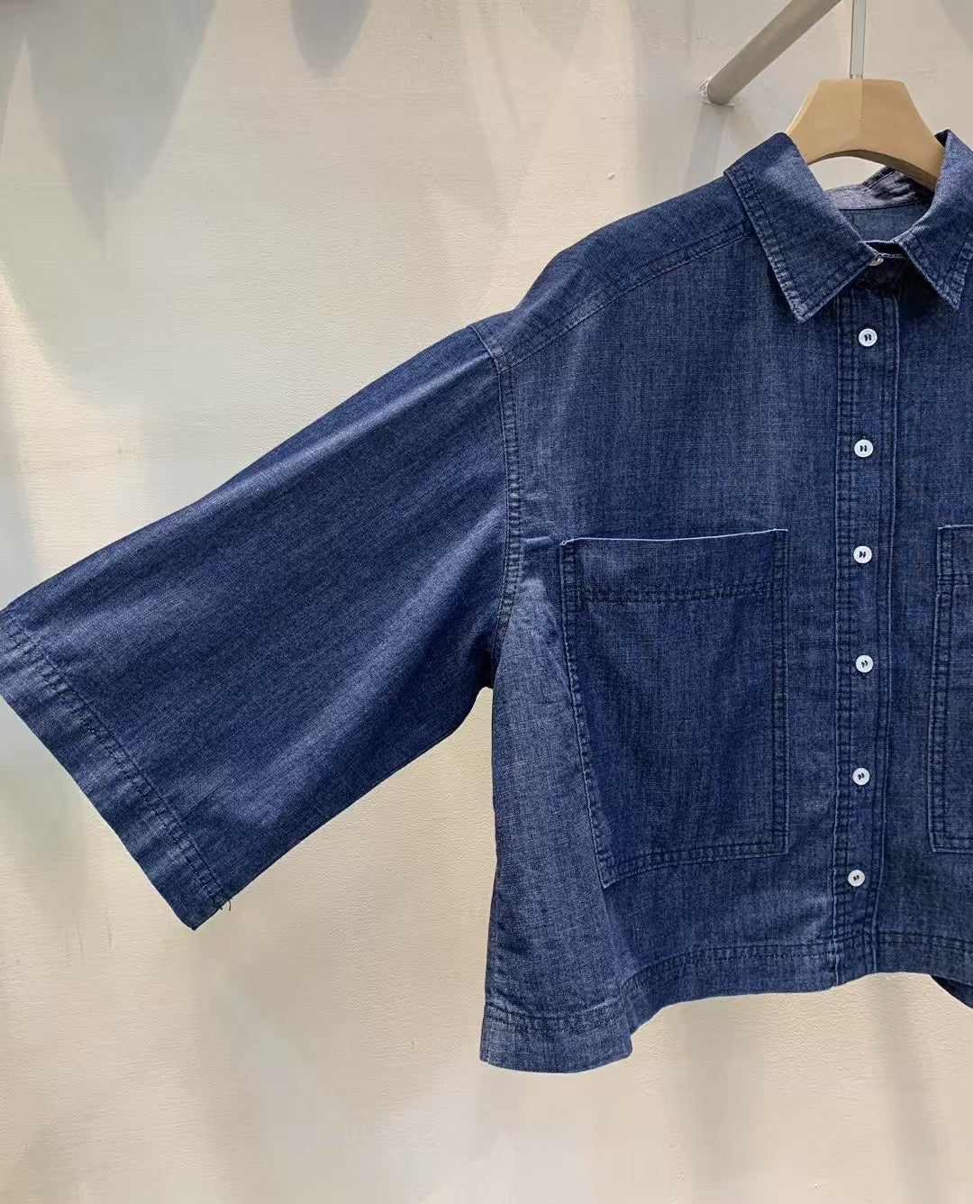 MZ731 POCKET DENIM SHIRT