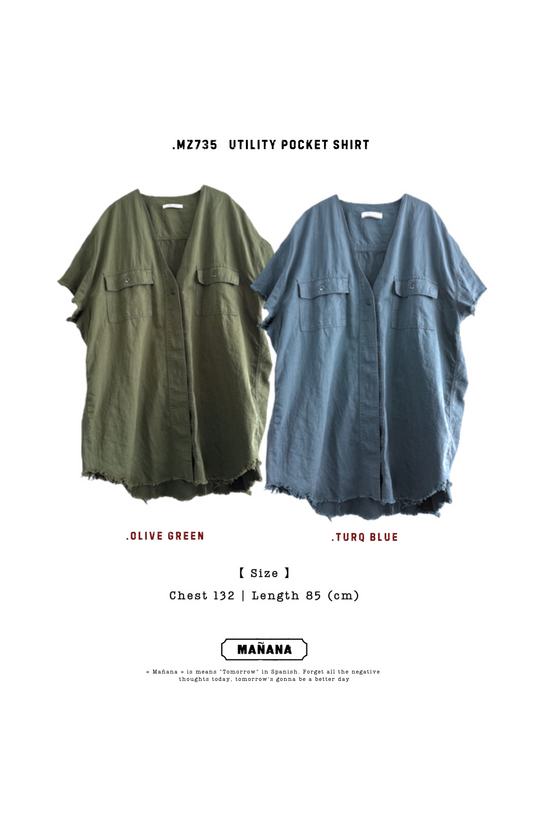 MZ735 UTILITY POCKET SHIRT