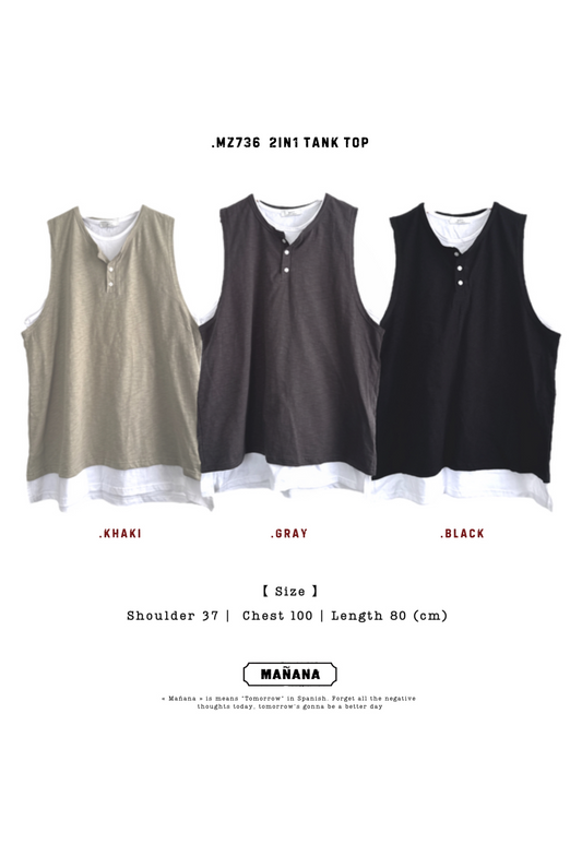 MZ736 2IN1 TANK TOP