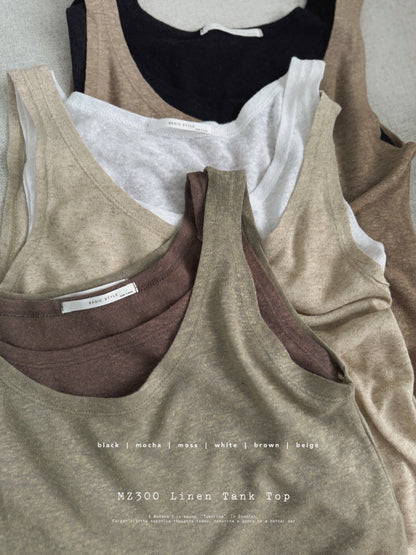 MZ300 Linen Tank Lop