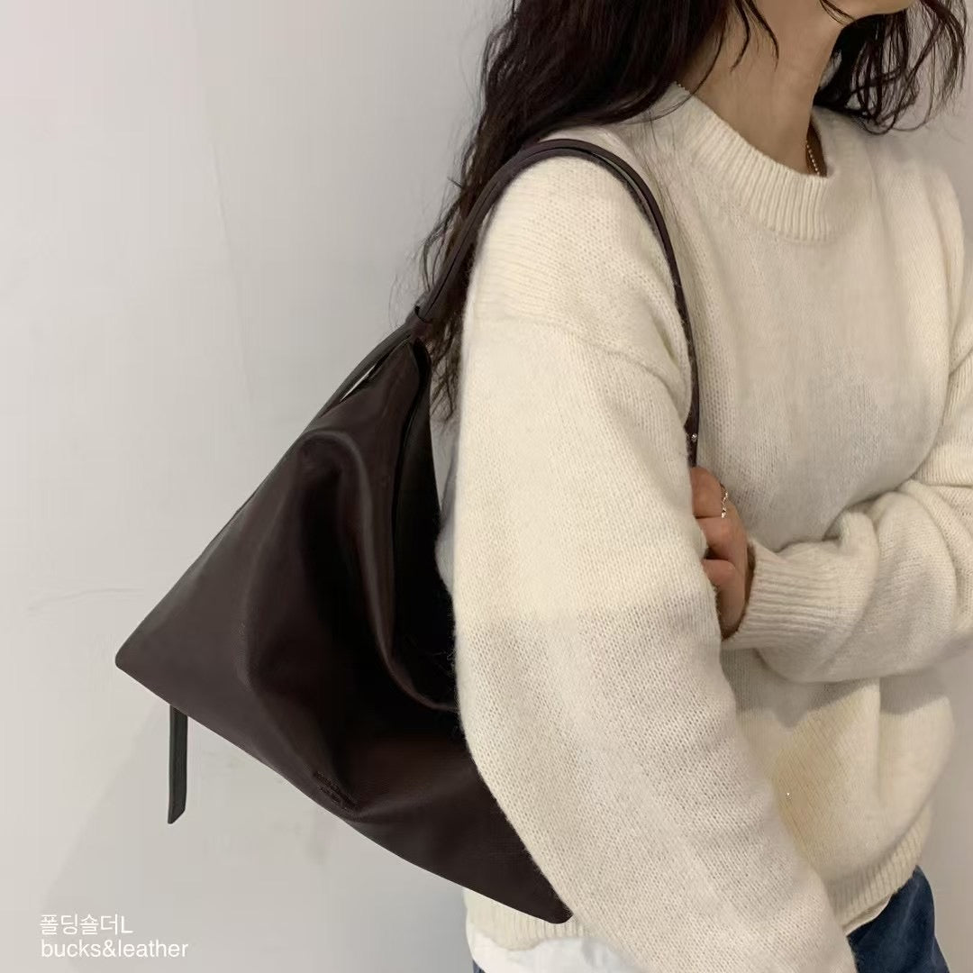 MZ712 BUCKS & LEATHER HOBO BAG