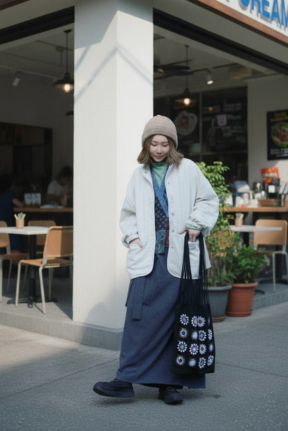 MZ844 STAND COLLAR SWEAT JACKET