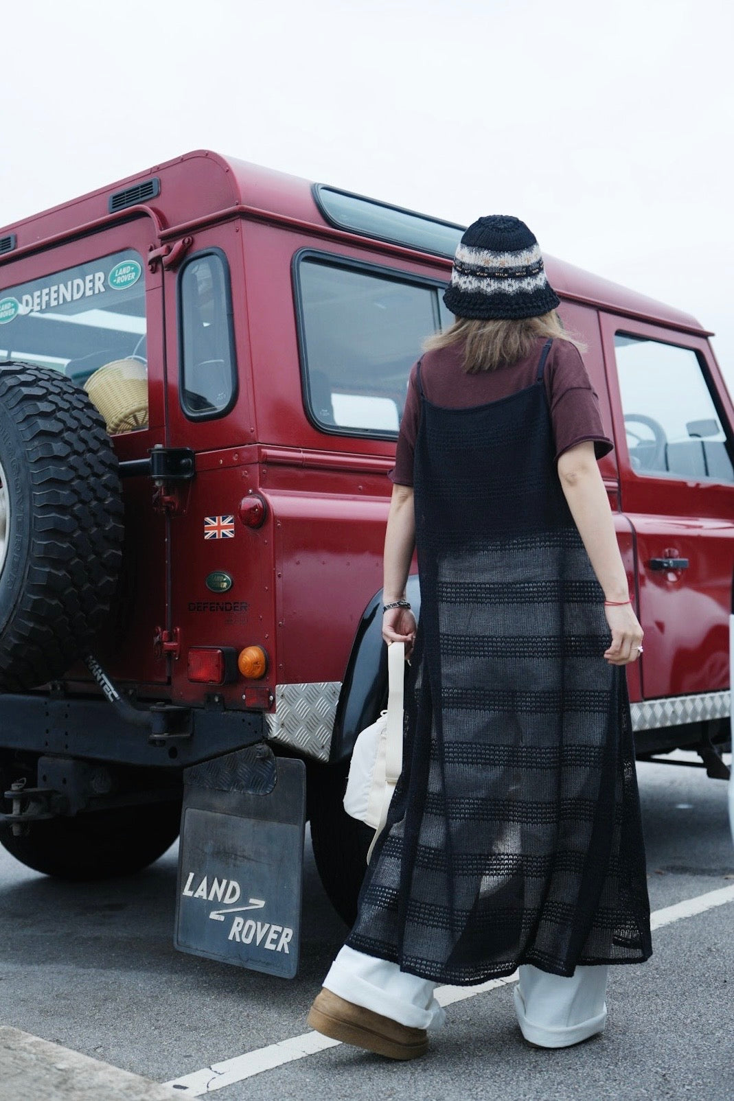 CA694 CROCHET KNIT ONE PIECE DRESS