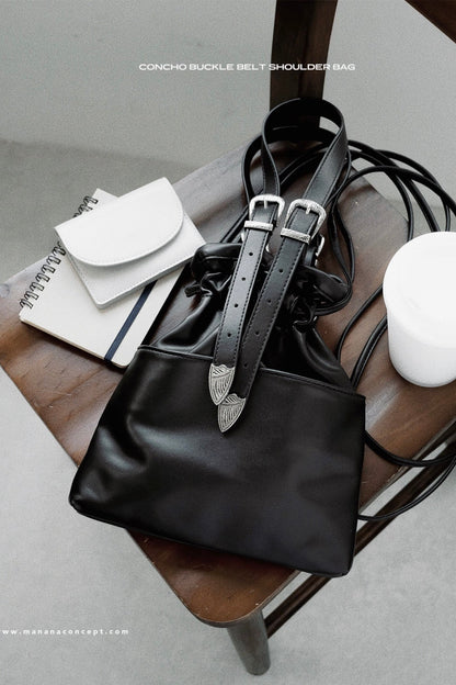 🇯🇵CONCHO BUCKLE BELT SHOULDER BAG