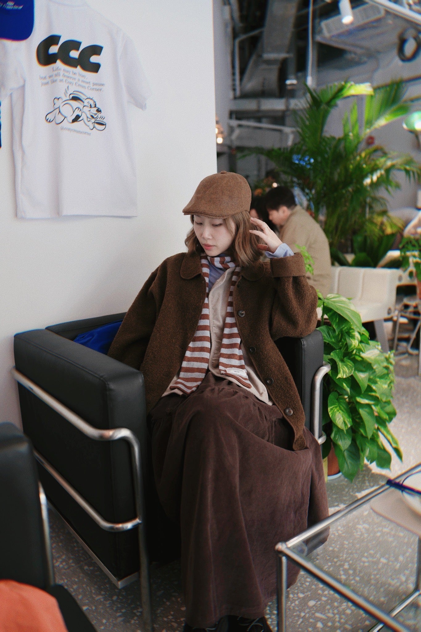 MZ882 ALPACA WOOL COAT