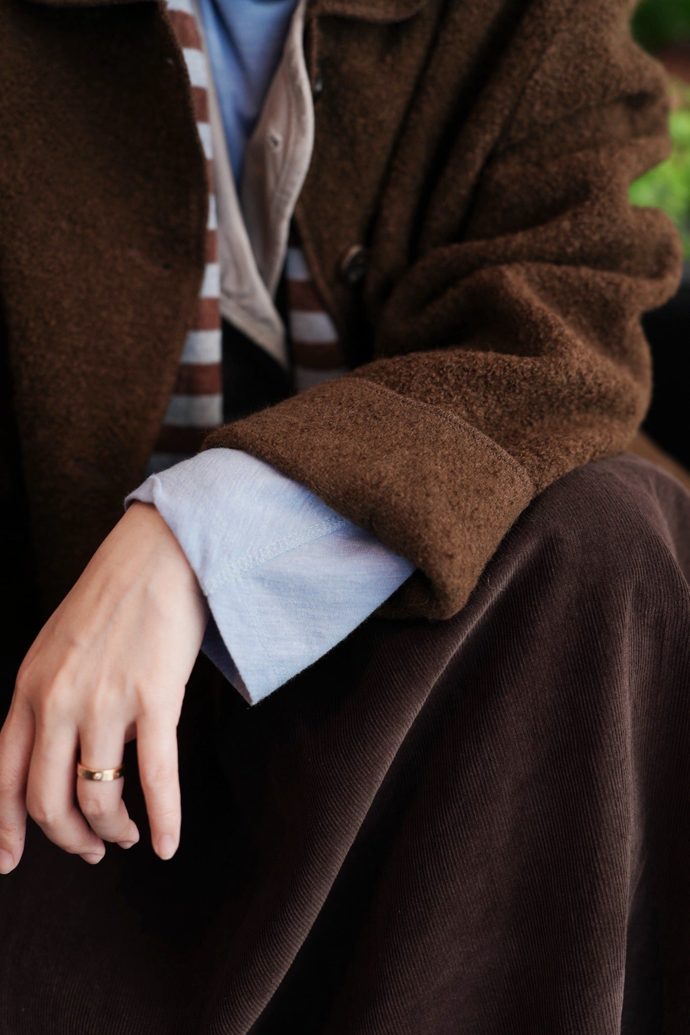 MZ882 ALPACA WOOL COAT