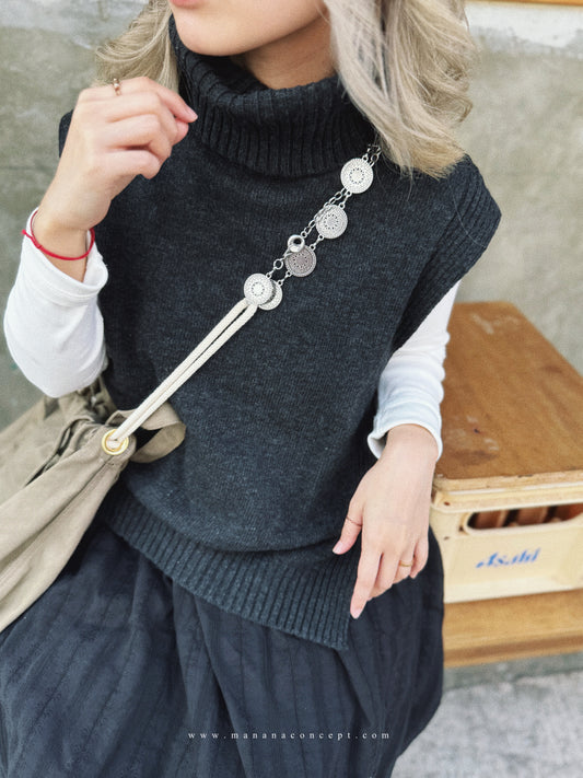 MZ292 Concho Chain Bag