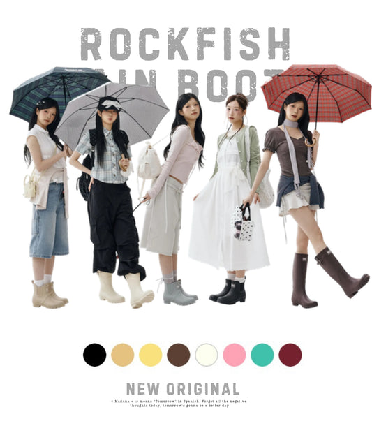 ROCKFISH NEW ORIGINAL RAIN BOOTS - SHORT (中）