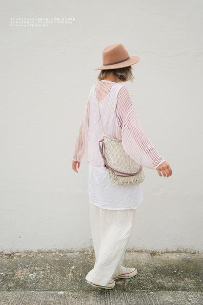 CA626 Mañana Handmade 2way Macrame Bag