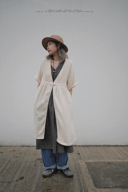 MZ299 Pintuck Gauze Outer