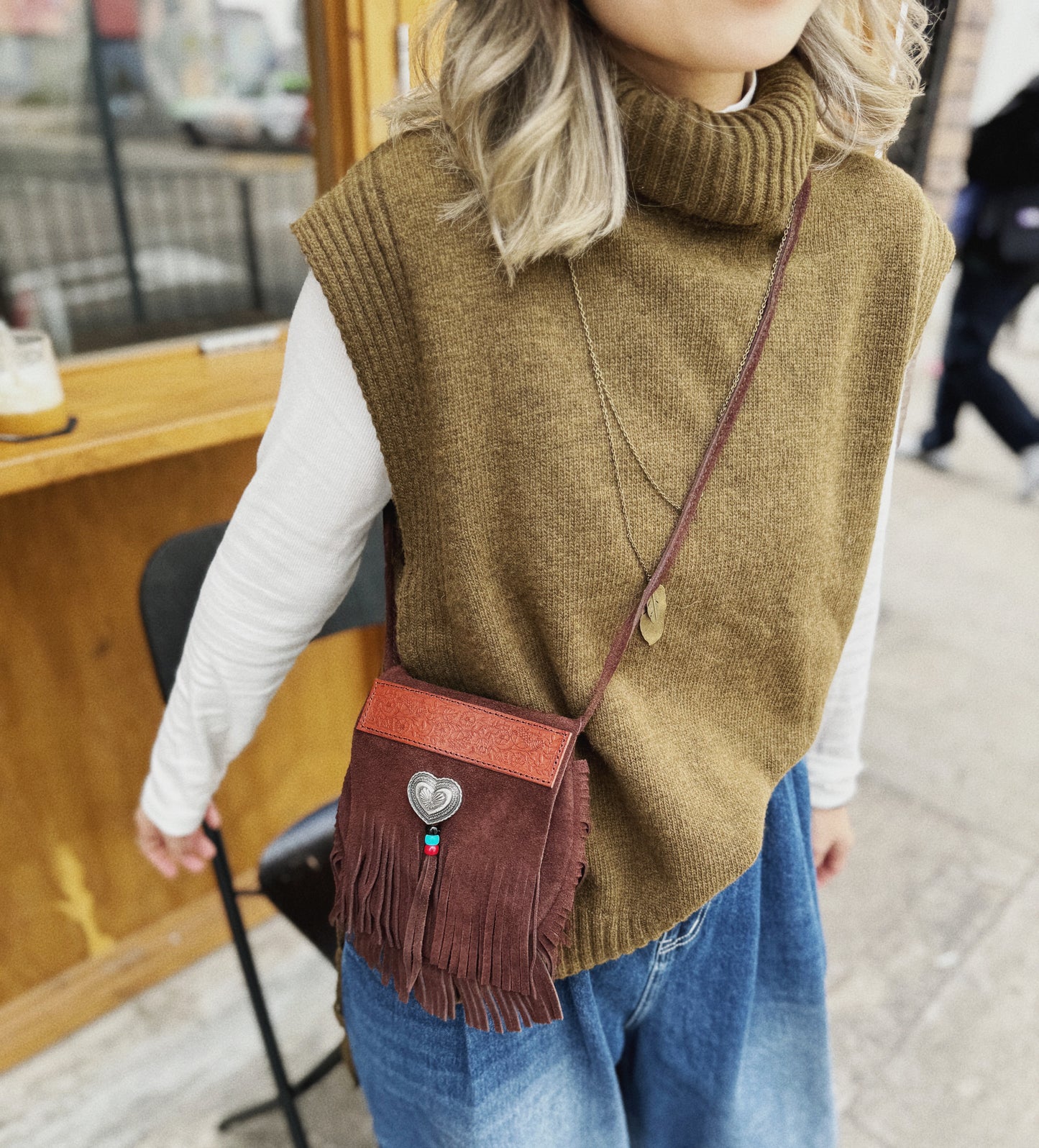 MZ267 Sleeveless Wool Knit Top